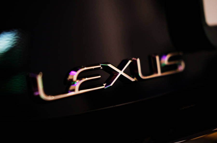 Rose Gold Slim Lexus Logo Wallpaper