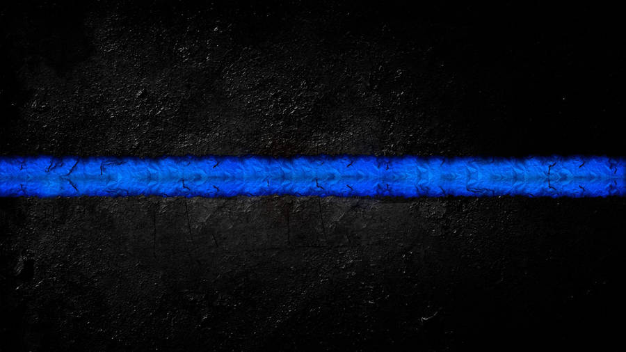 Rough Surface Thin Blue Line Wallpaper