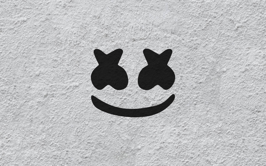 Rough Texture Marshmello Logo Wallpaper