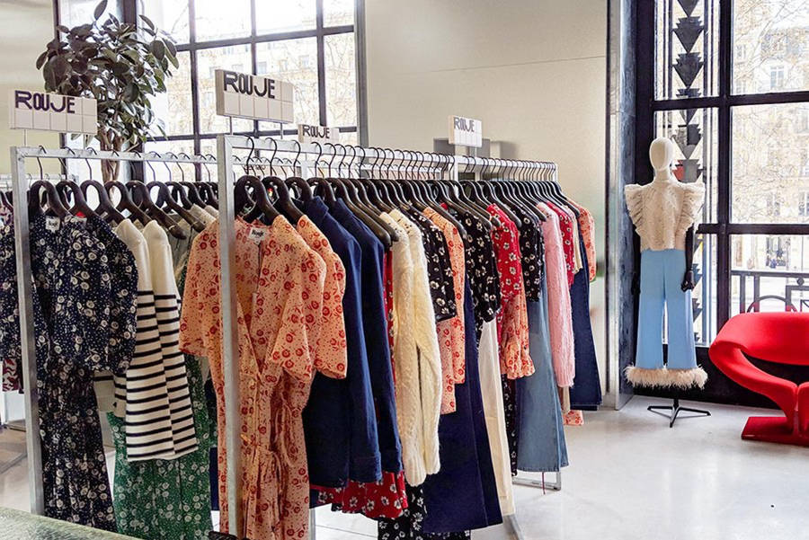 Rouje Racks Of Dresses Wallpaper