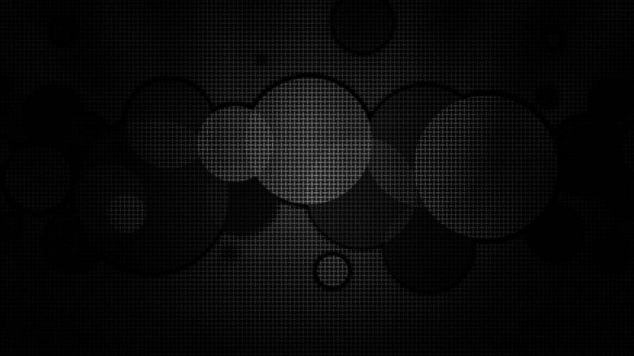 Round Grid Cool Black Wallpaper