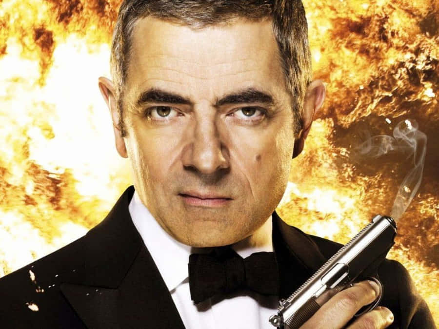 Rowan Atkinson Spy Parody Wallpaper