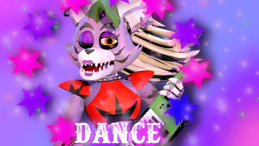 Roxanne Wolf Purple Art Wallpaper