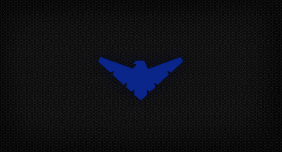 Royal Blue Nightwing Logo Wallpaper