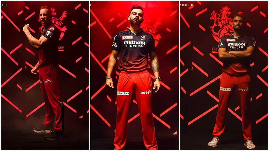 Royal Challengers Bangalore Collage Wallpaper