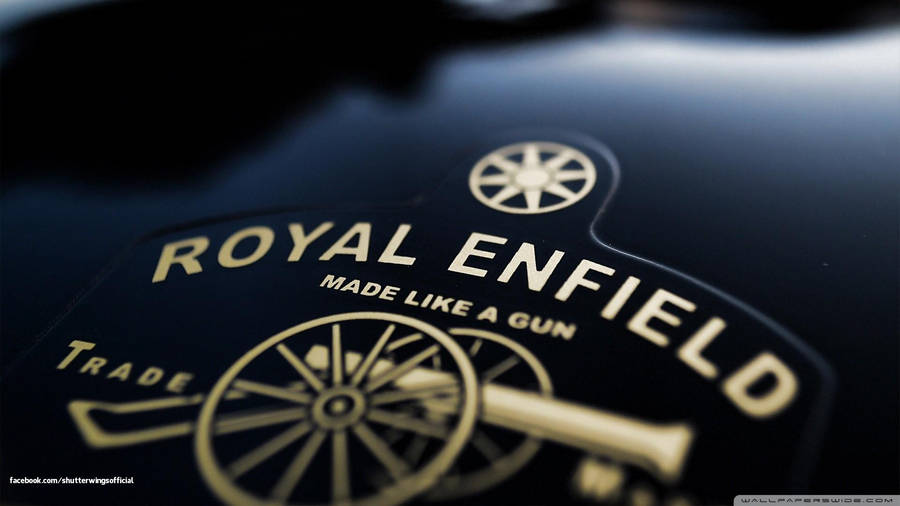 Royal Enfield Hd Logo And Slogan Wallpaper