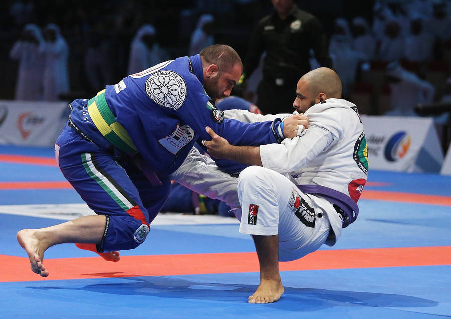 Royce Gracie In Action - The Legend Of Brazilian Jiu-jitsu Wallpaper