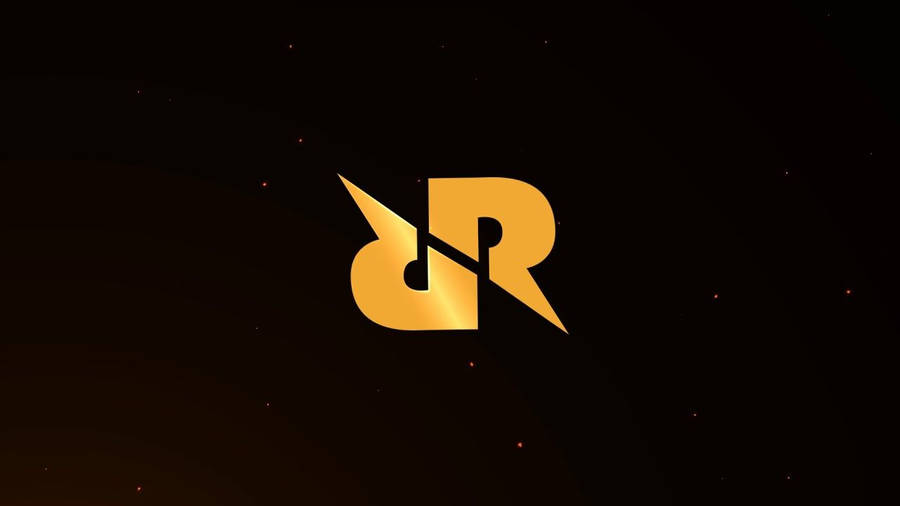 Rrq Logo On Black Backdrop Wallpaper