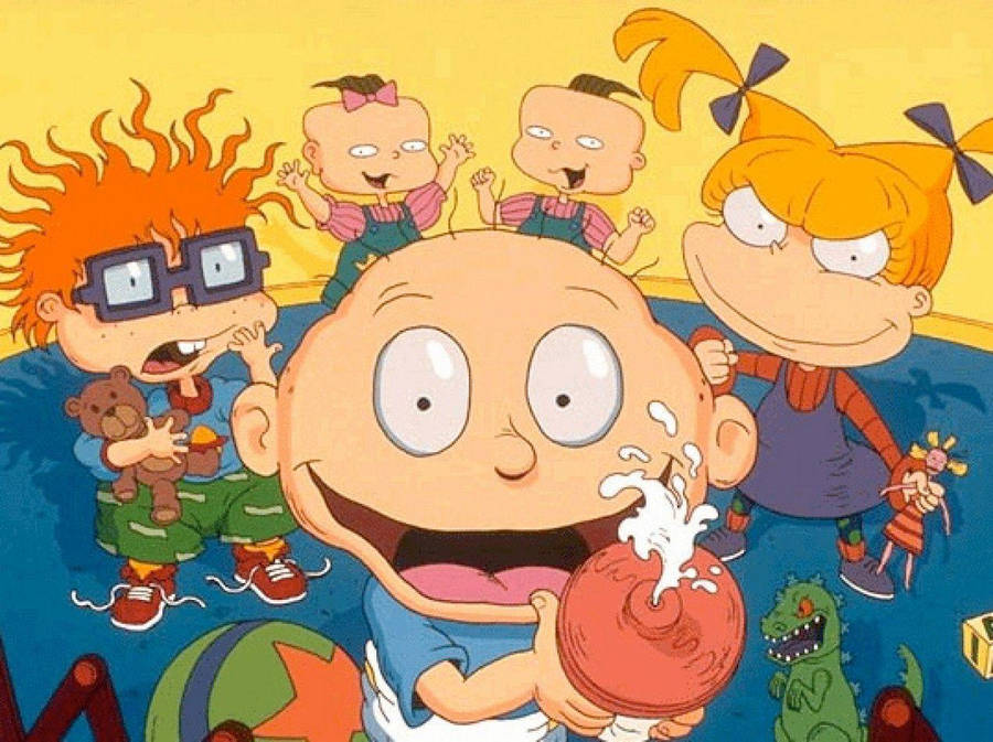 Rugrats Squeezing Bottle Wallpaper