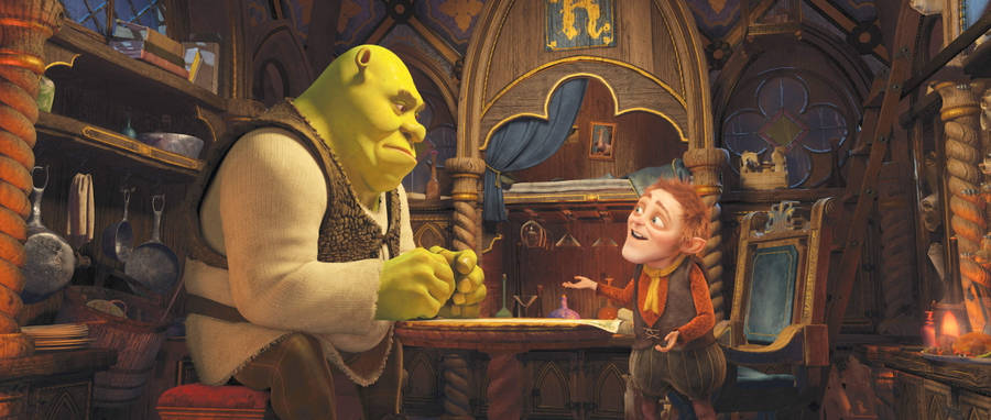 Rumpelstiltskin Talking To Shrek Pc Wallpaper