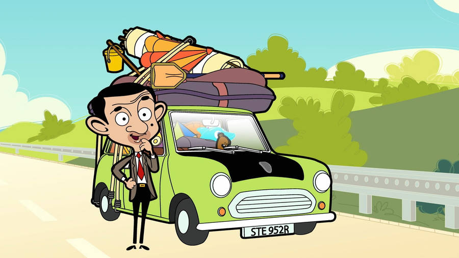 Running On Empty Mr. Bean Wallpaper