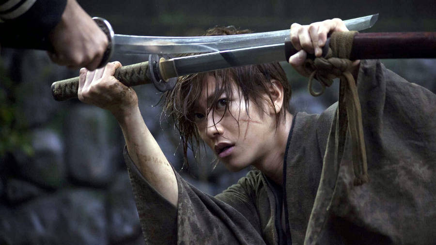 Rurouni Kenshin Sword Blocking Wallpaper