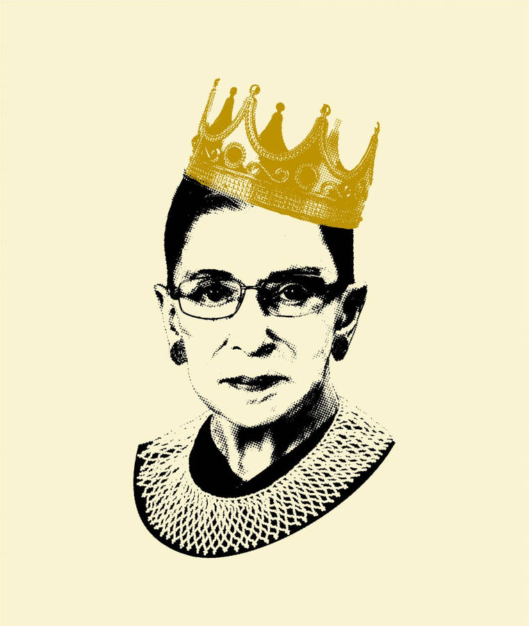 Ruth Bader Ginsburg Digital Pop Art Wallpaper