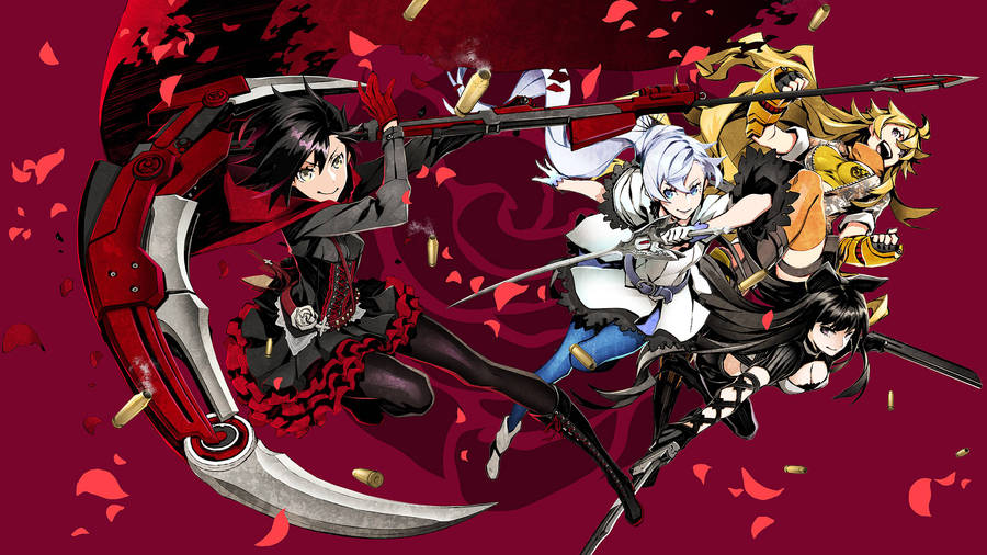 Rwby Ready To Fight Fan Art Wallpaper