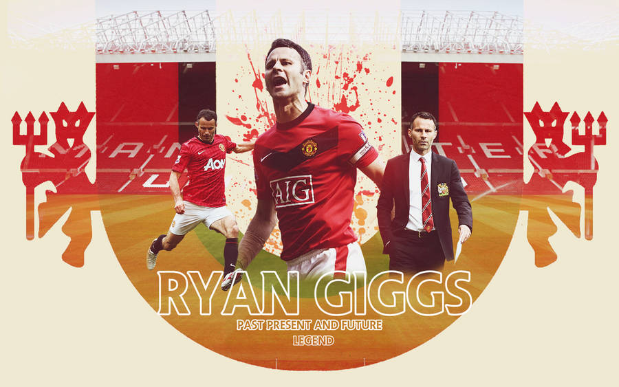 Ryan Giggs Football Soccer Legend Wallpaper