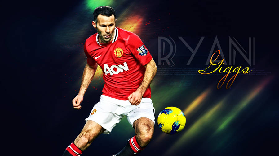 Ryan Giggs Premier Athlete Wallpaper