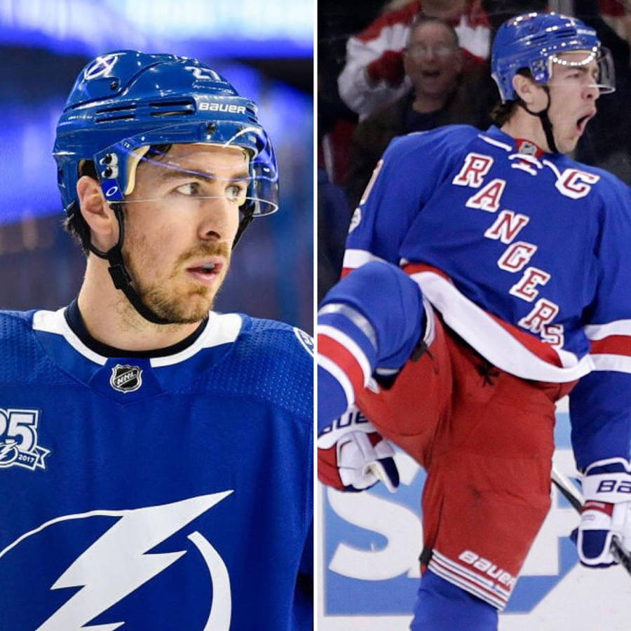 Ryan Mcdonagh Comparing Two Teams Wallpaper