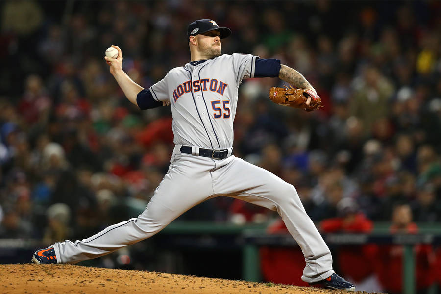 Ryan Pressly Houston Pitch Wallpaper