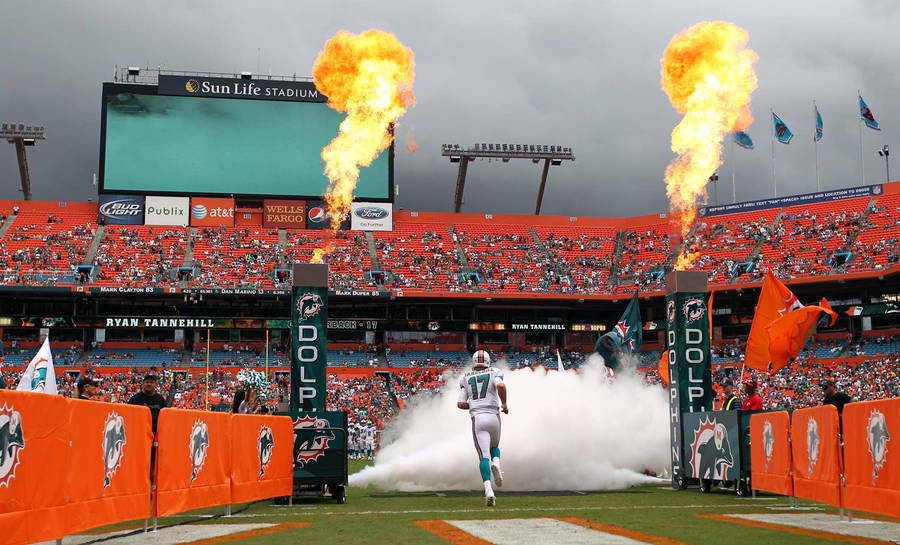 Ryan Tannehill Nfl Miami Football Stadium Wallpaper