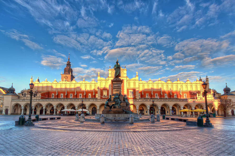 Rynek Główny Krakow Poland Wallpaper