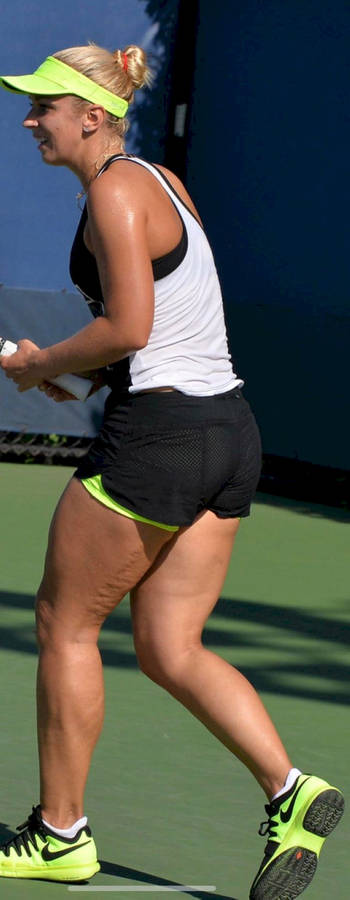 Sabine Lisicki Back View Wallpaper