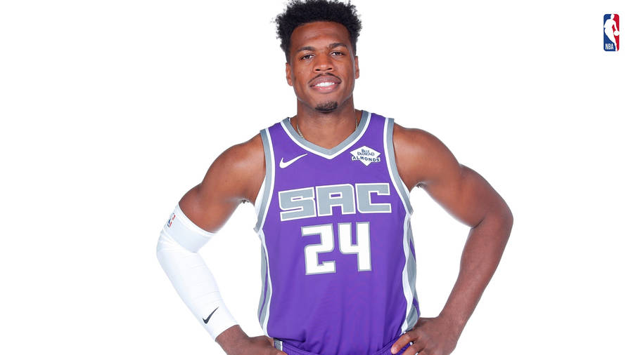 Sacramento Buddy Hield In White Wallpaper