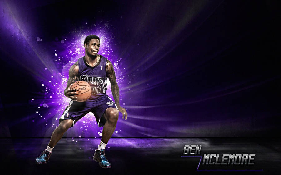 Sacramento Kings Number 16 Ben Mclemore Wallpaper