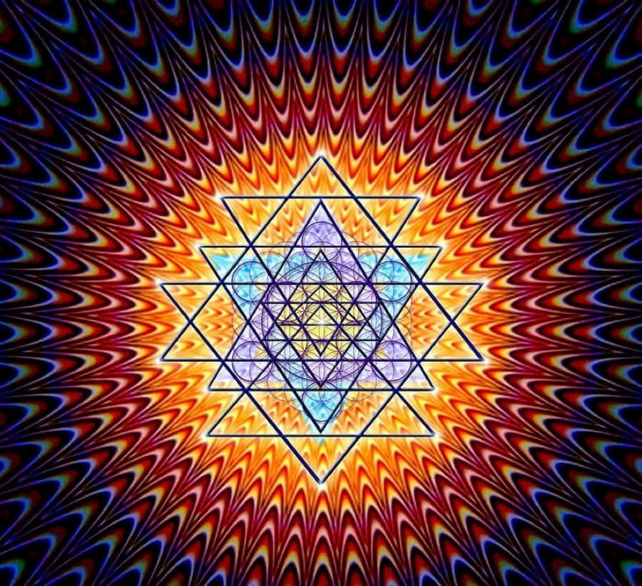 #sacred Geometry Wallpaper With Golden Ratio Pattern Wallpaper