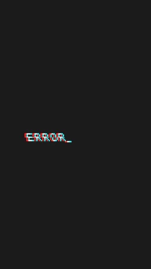 Sad Aesthetic Tumblr Dark Error Glitch Wallpaper