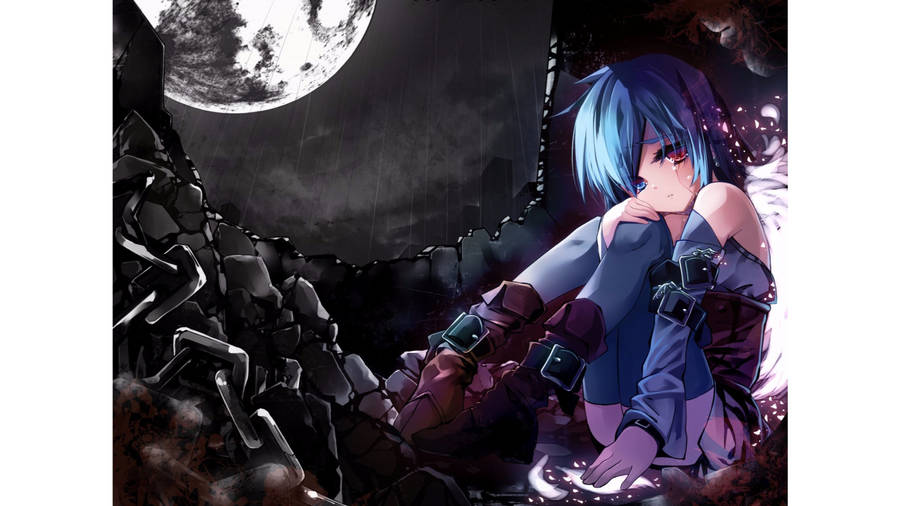 Sad Anime Character Wallpaper