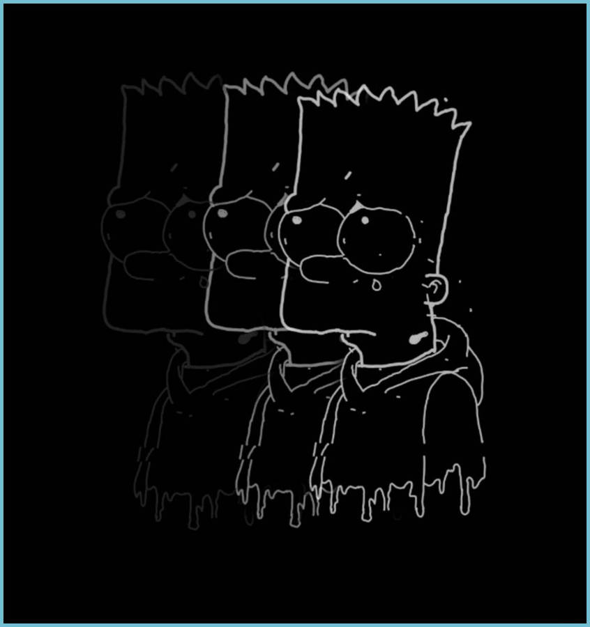 Sad Boy Bart Wallpaper