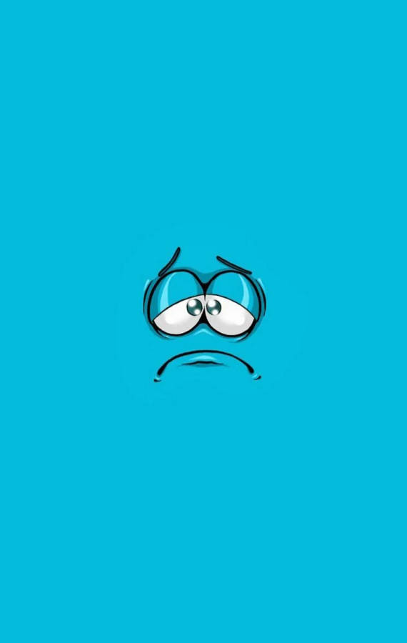 Sad Crying Face Iphone Wallpaper