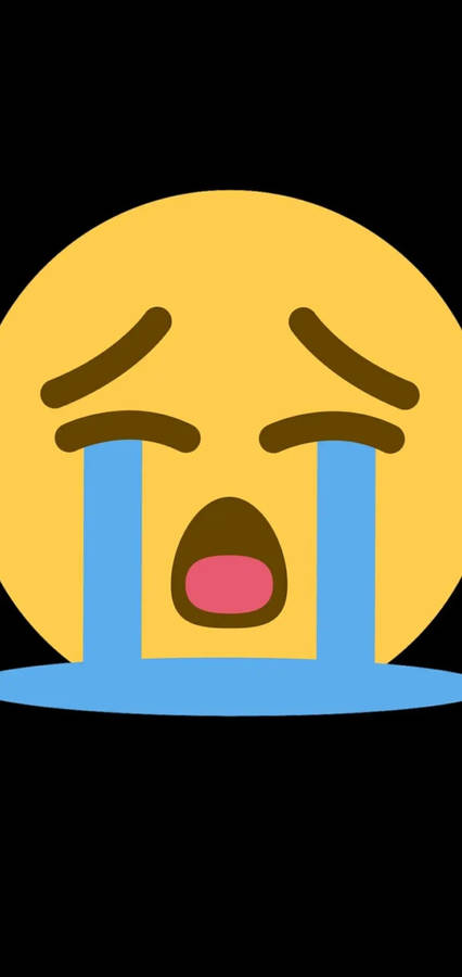 Sad Emoji Crying Wallpaper