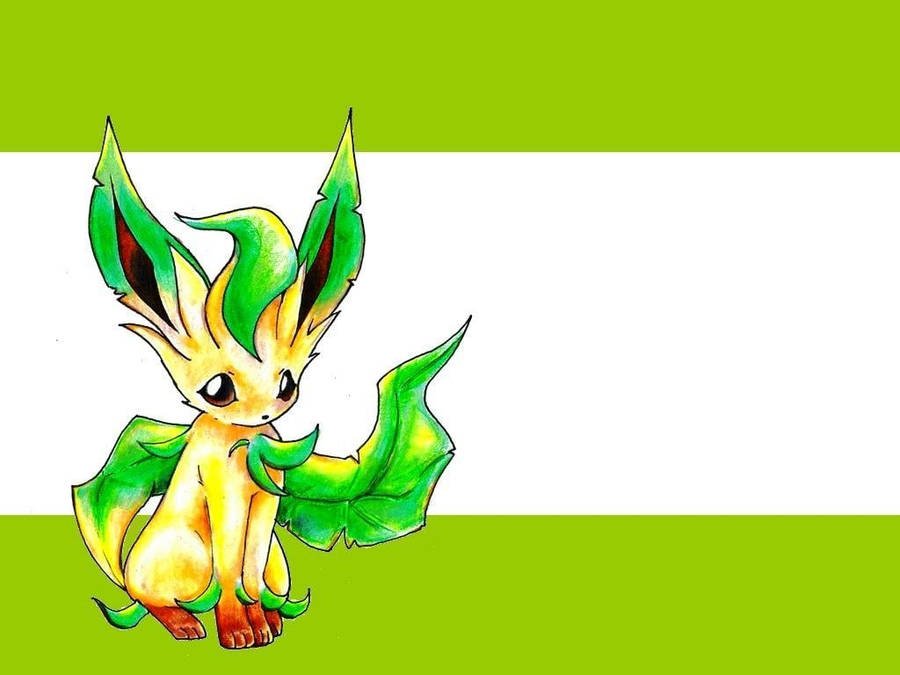 Sad Leafeon Wallpaper