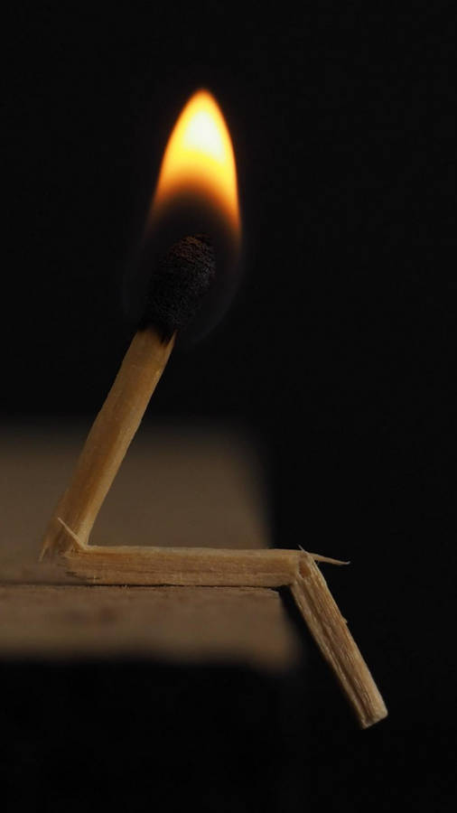 Sad Matchstick Iphone Wallpaper