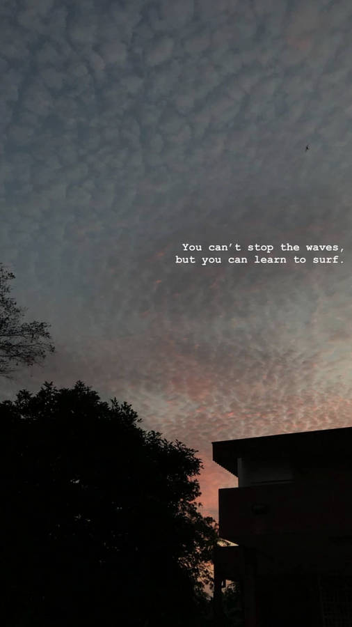 Sad Quotes Aesthetic Sky Wallpaper