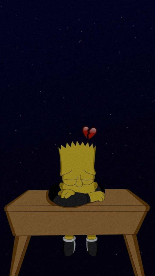 Sad Simpsons Iphone Wallpaper