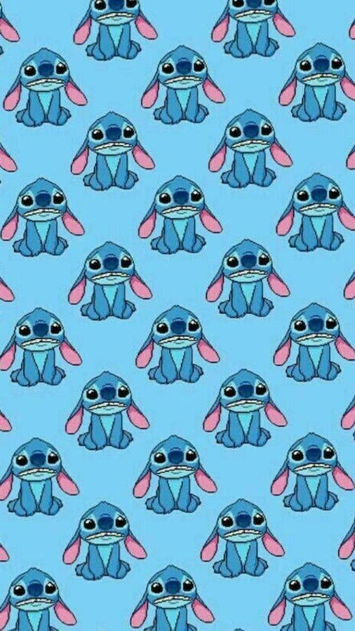 Sad Stitch Pattern Wallpaper