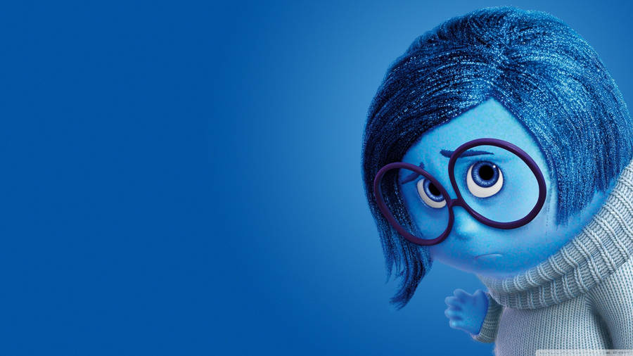 Sadness Inside Out Disney 4k Ultra Wide Wallpaper