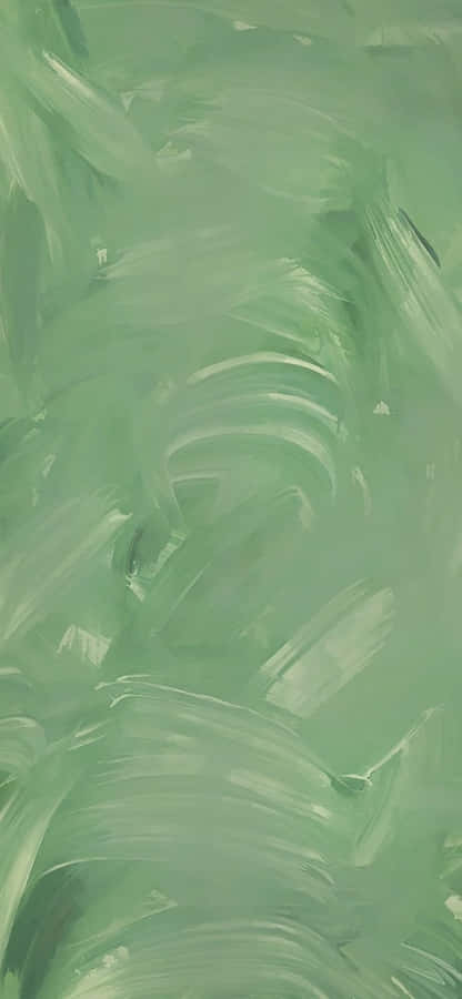 Sage Aesthetic And Paint Strokes Wallpaper