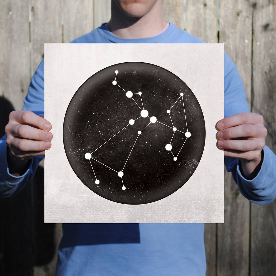 Sagittarius Zodiac Constellation Art Wallpaper