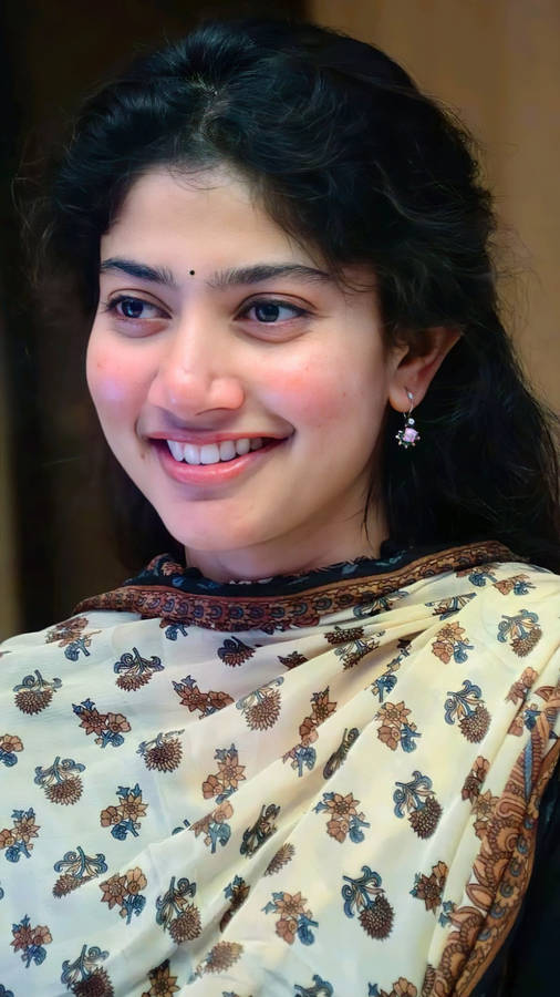 Sai Pallavi In Floral Wallpaper