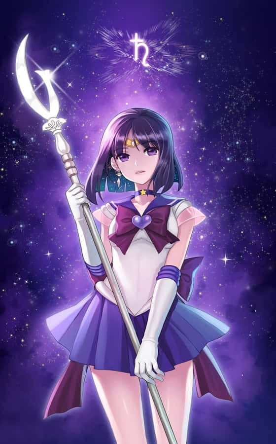 Sailor Saturn Bringing Destruction Wallpaper