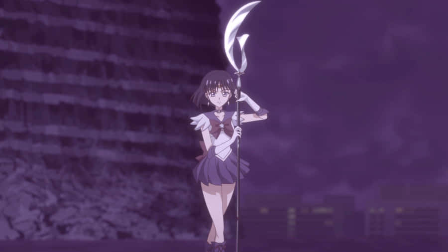 Sailor Saturn Reveals Her Cosmic Power Wallpaper