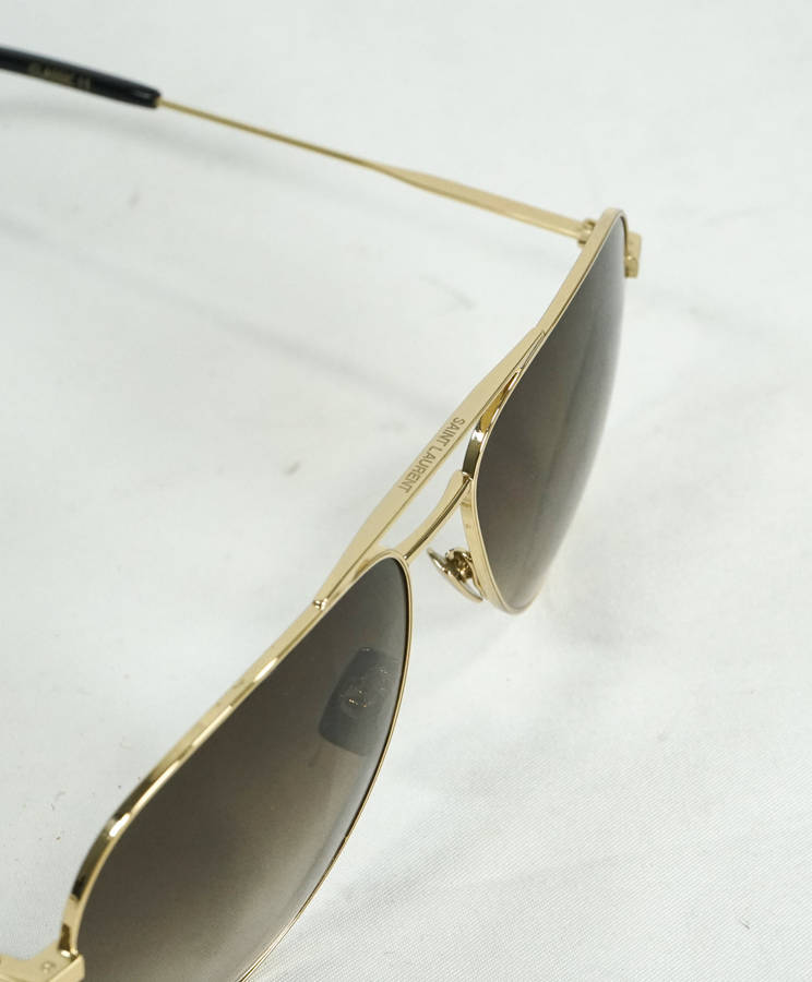 Saint Laurent Gold Aviator Men's Eyewear Wallpaper