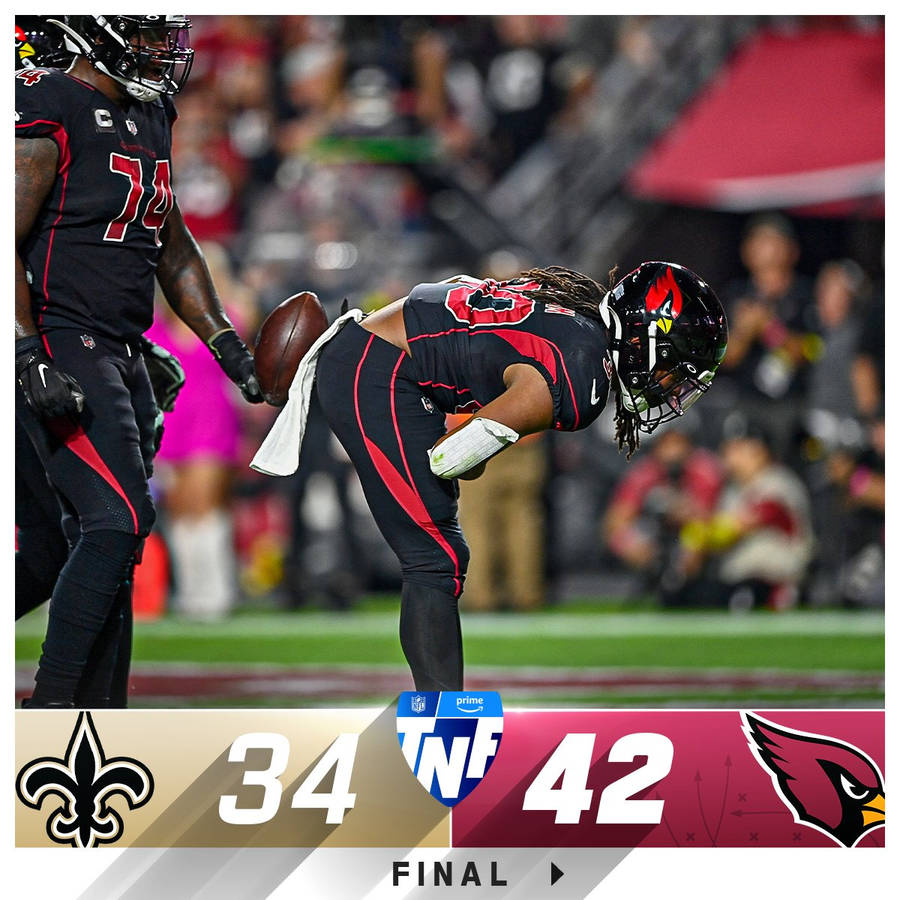 Saints And Cardinals Nfl Scores Wallpaper