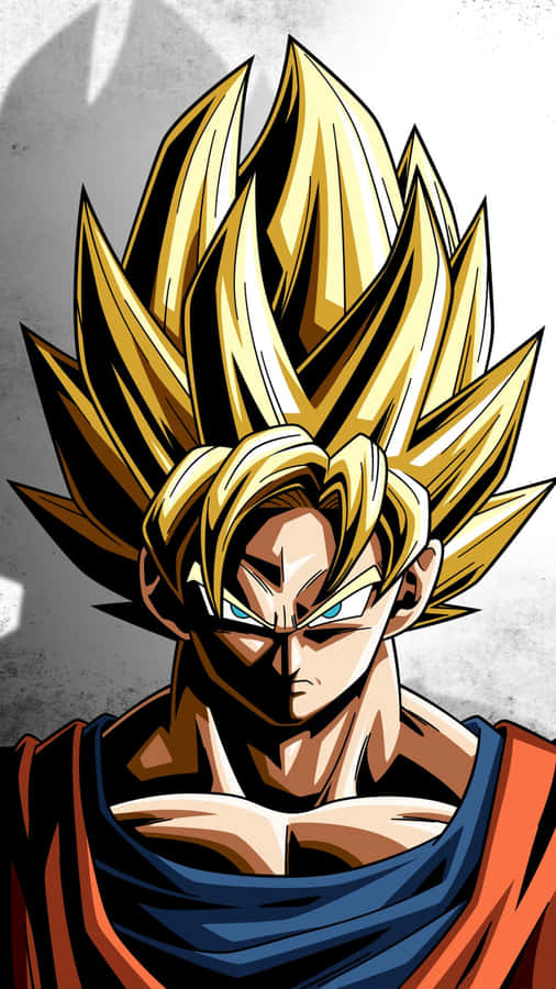 Saiyan Goku Dragon Ball Super Iphone Wallpaper