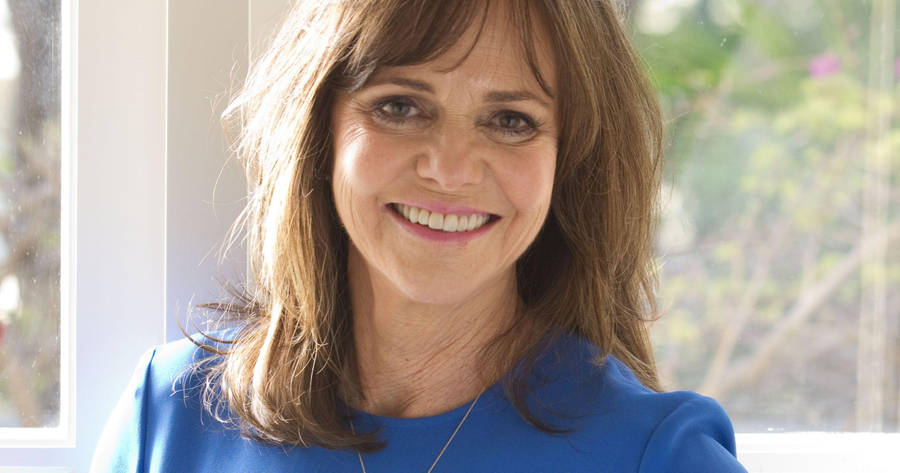 Sally Field In Blue Wallpaper