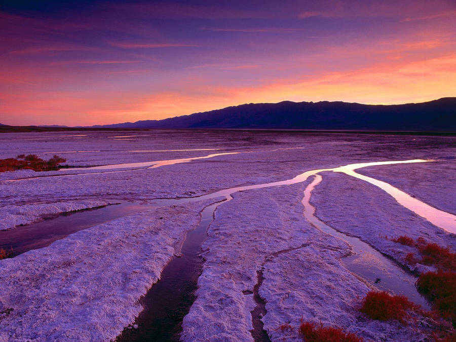 Salt Flats Death Valley Wallpaper