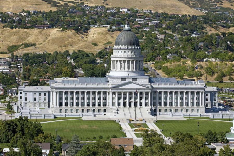 Salt Lake City Utah State Capitol Wallpaper